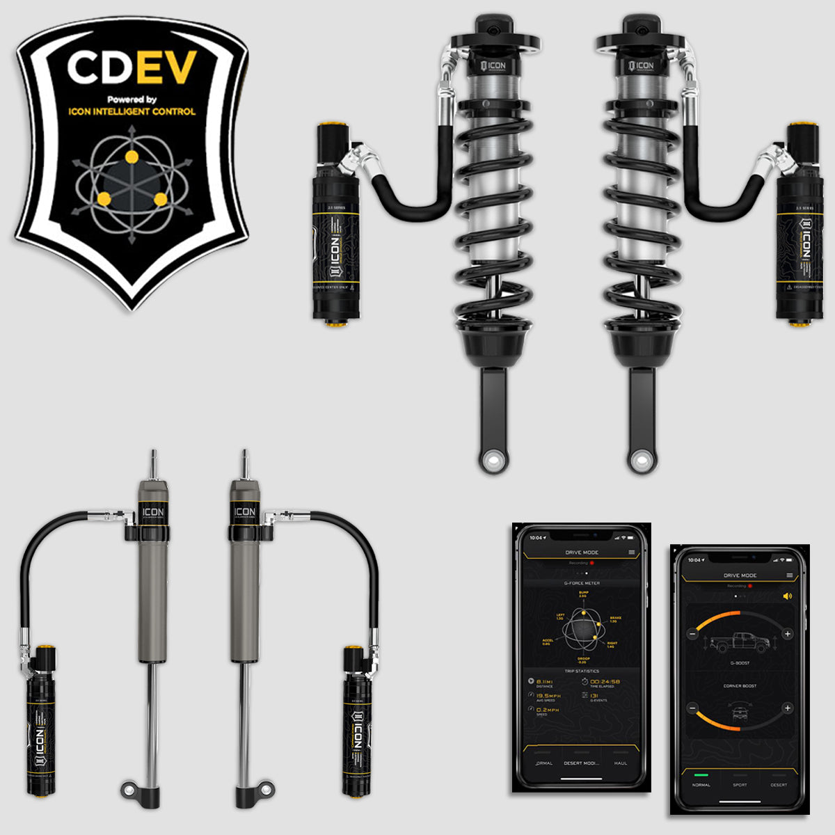 Icon Vehicle Dynamics | '05-Current Toyota Tacoma Icon CDEV Suspension Components