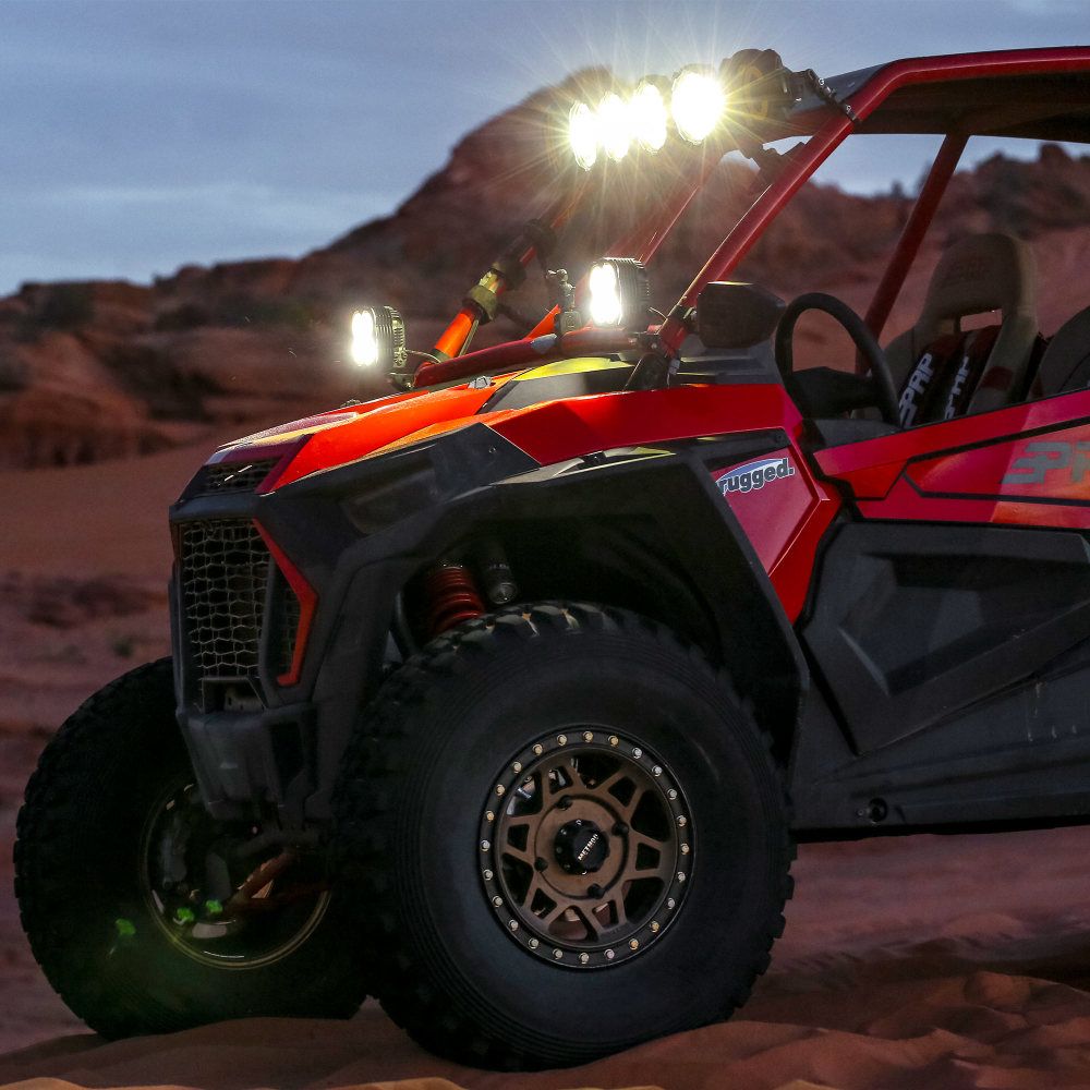 KC HiLites FLEX ERA 4 | 2-Light Master LED Light Pod Kit