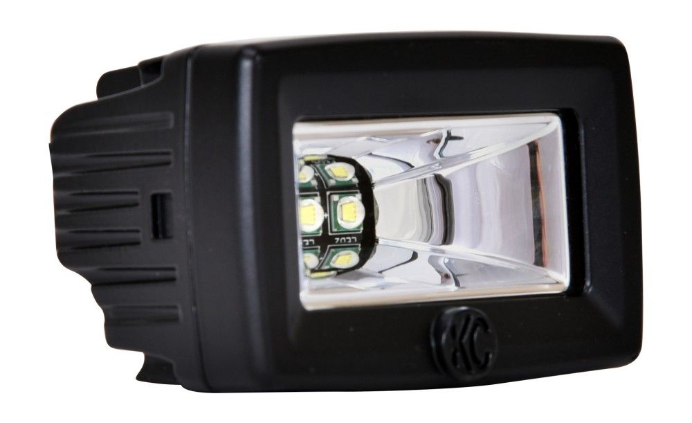 KC HiLites 2" C-Series C2 LED - 2-Light System - 20W Flood Beam