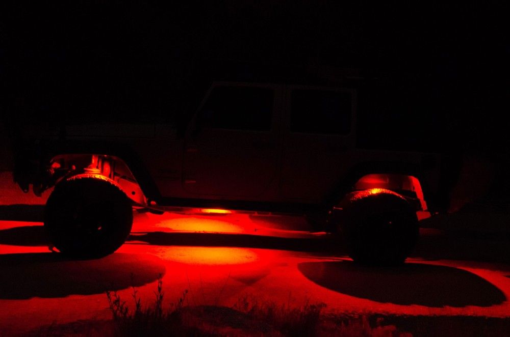 KC HiLites C-Series RGB Multi-Color Multi-Use LED 6-Light System - 5W Flood Beam