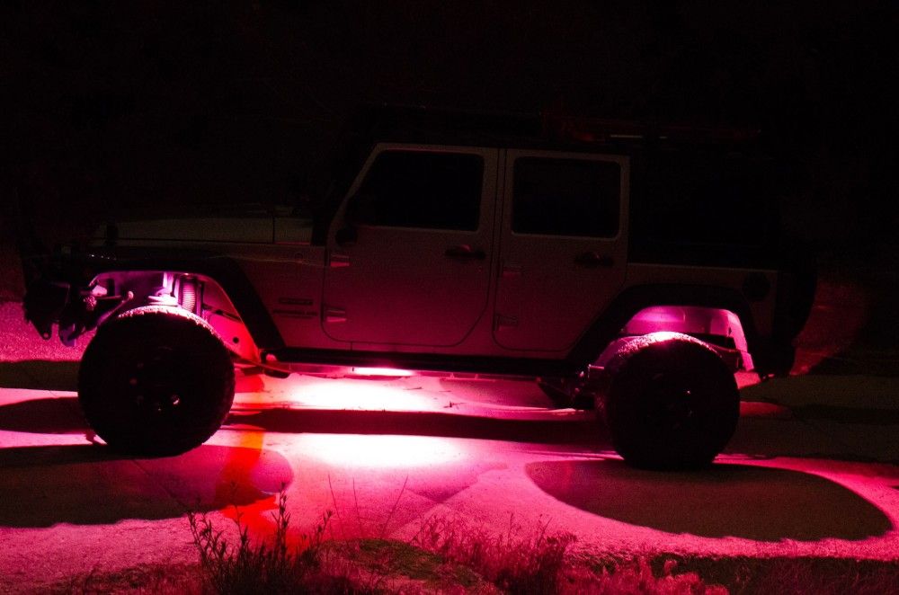 KC HiLites C-Series RGB Multi-Color Multi-Use LED 6-Light System - 5W Flood Beam
