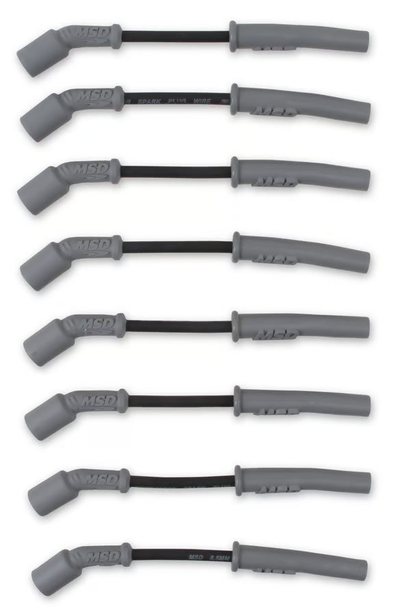 Wire Set, Black SC, GM LS1, Vette/Camaro, '97-on Front View Black