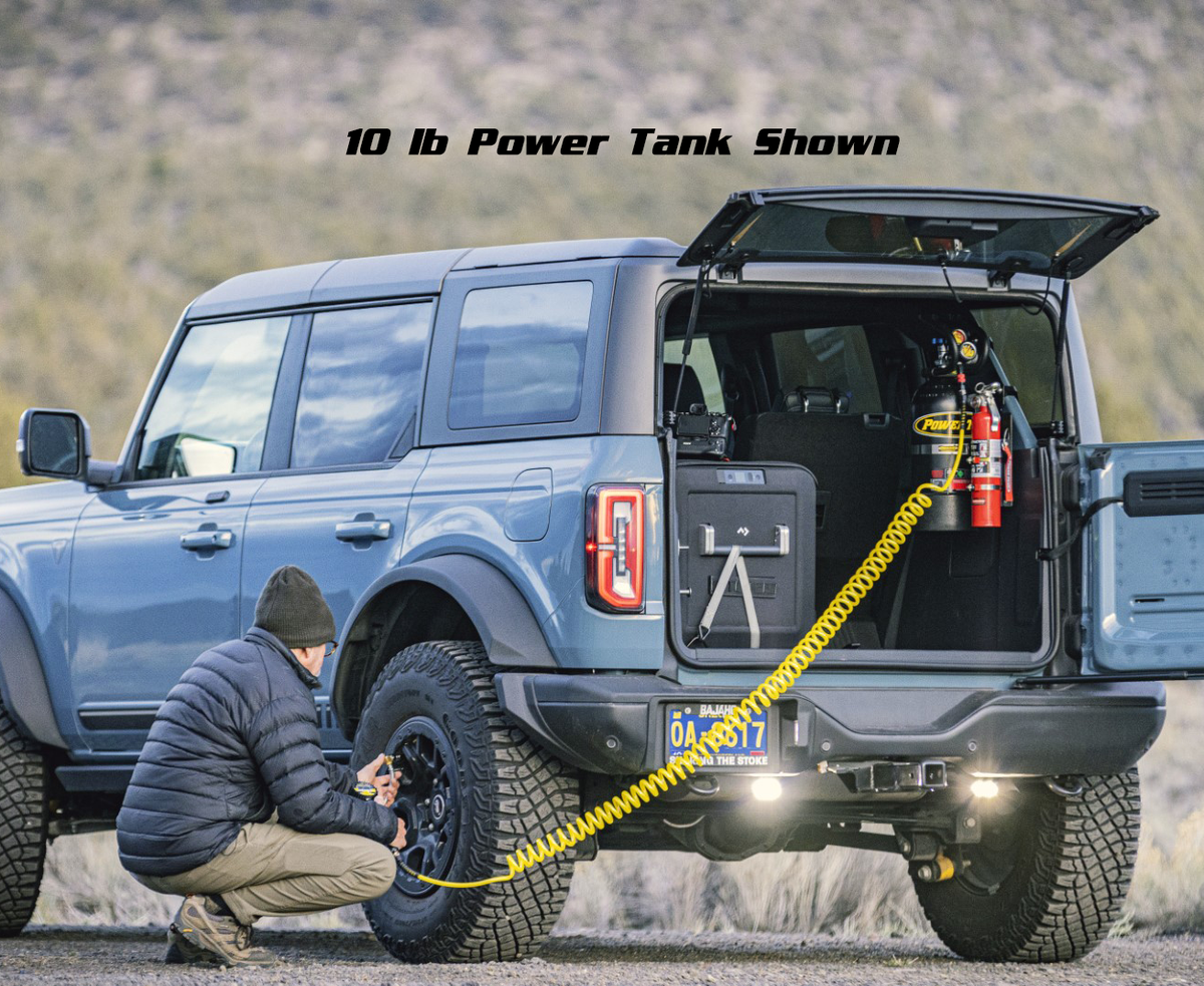 4 Door Bronco Plate - Power Tank or Propane Tank mount (6th Gen 2021+)