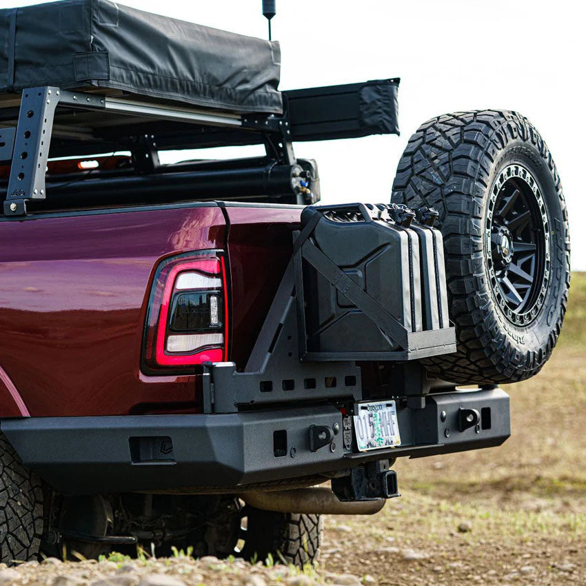2010-2025 RAM 2500/3500 HIGH CLEARANCE DUAL SWING OUT REAR BUMPER Front View