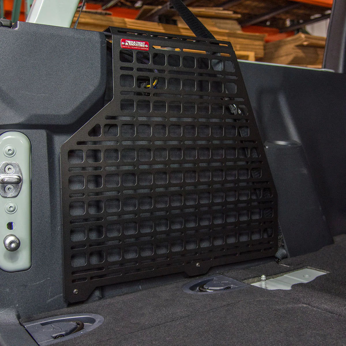 '21+ Ford Bronco 2-Door Builtright Industries Molle Compatible Cargo Panel-Full Kit