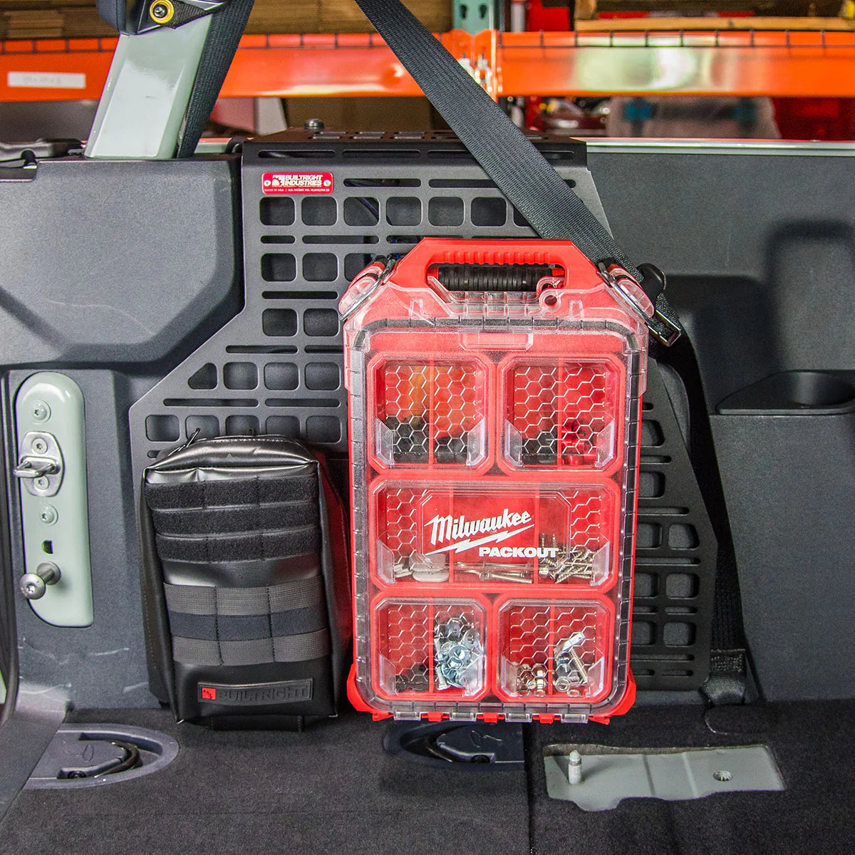 '21+ Ford Bronco 2-Door Builtright Industries Molle Compatible Cargo Panel-Full Kit