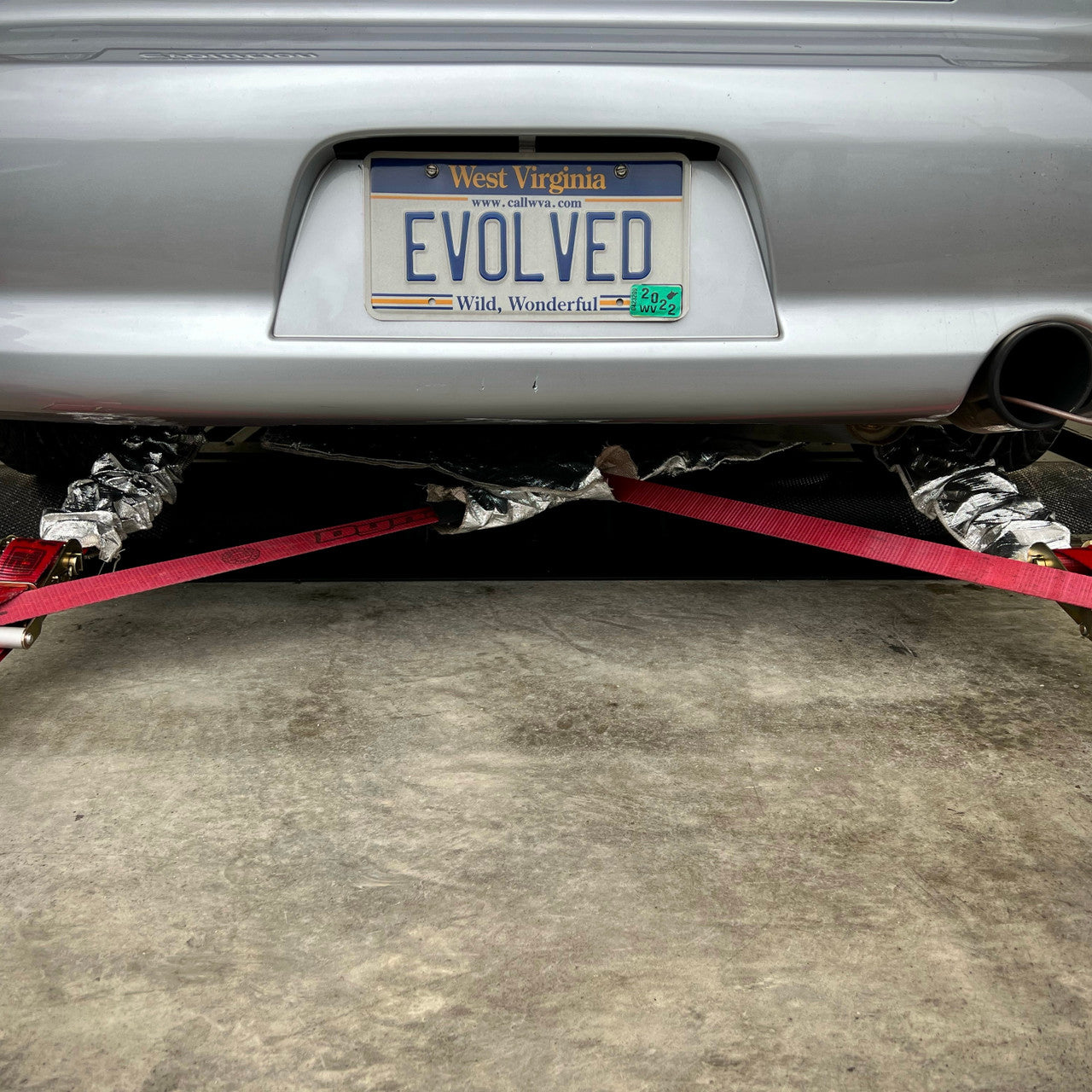 Dyno Strap Heat Guard Front View