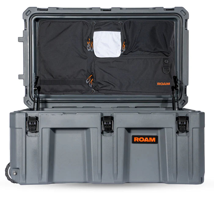 125L Lid Organizer Front View Black