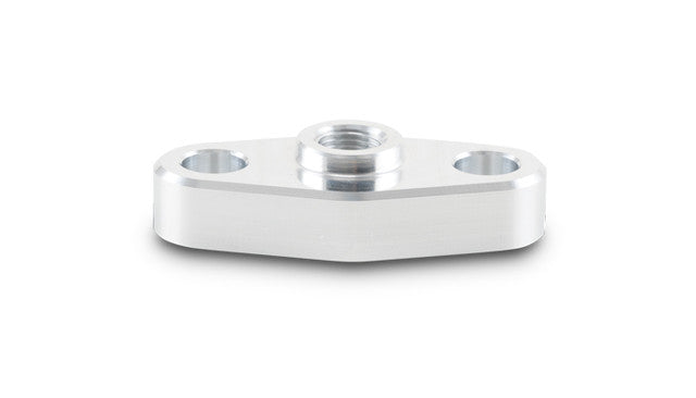 Oil Feed Flanges tapped for 1/8" NPT Male Fittings Front View