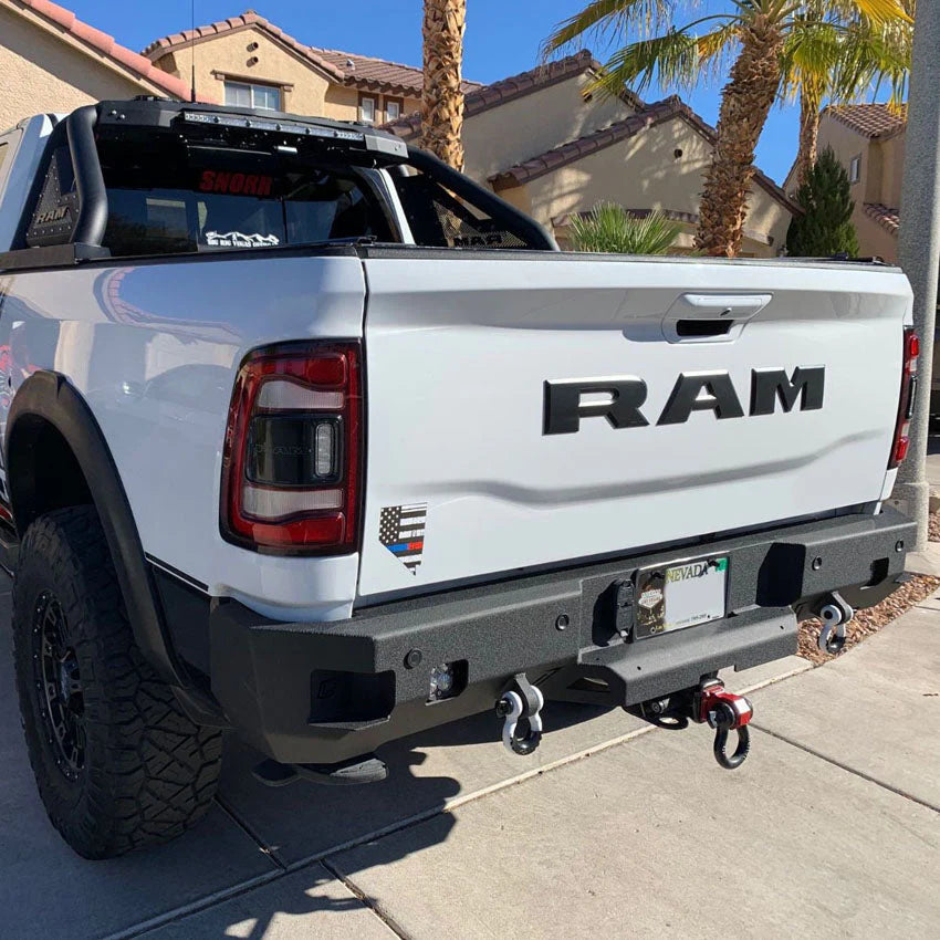 2010-2018 RAM 2500/3500 OCTANE REAR BUMPER Front View