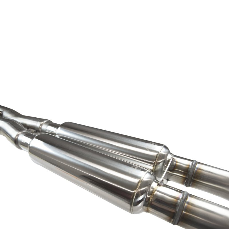 SS Comp. Only Side Exit Exhaust w/Black Tips. 2011-2014 F150 Raptor 6.2L 4V Front View