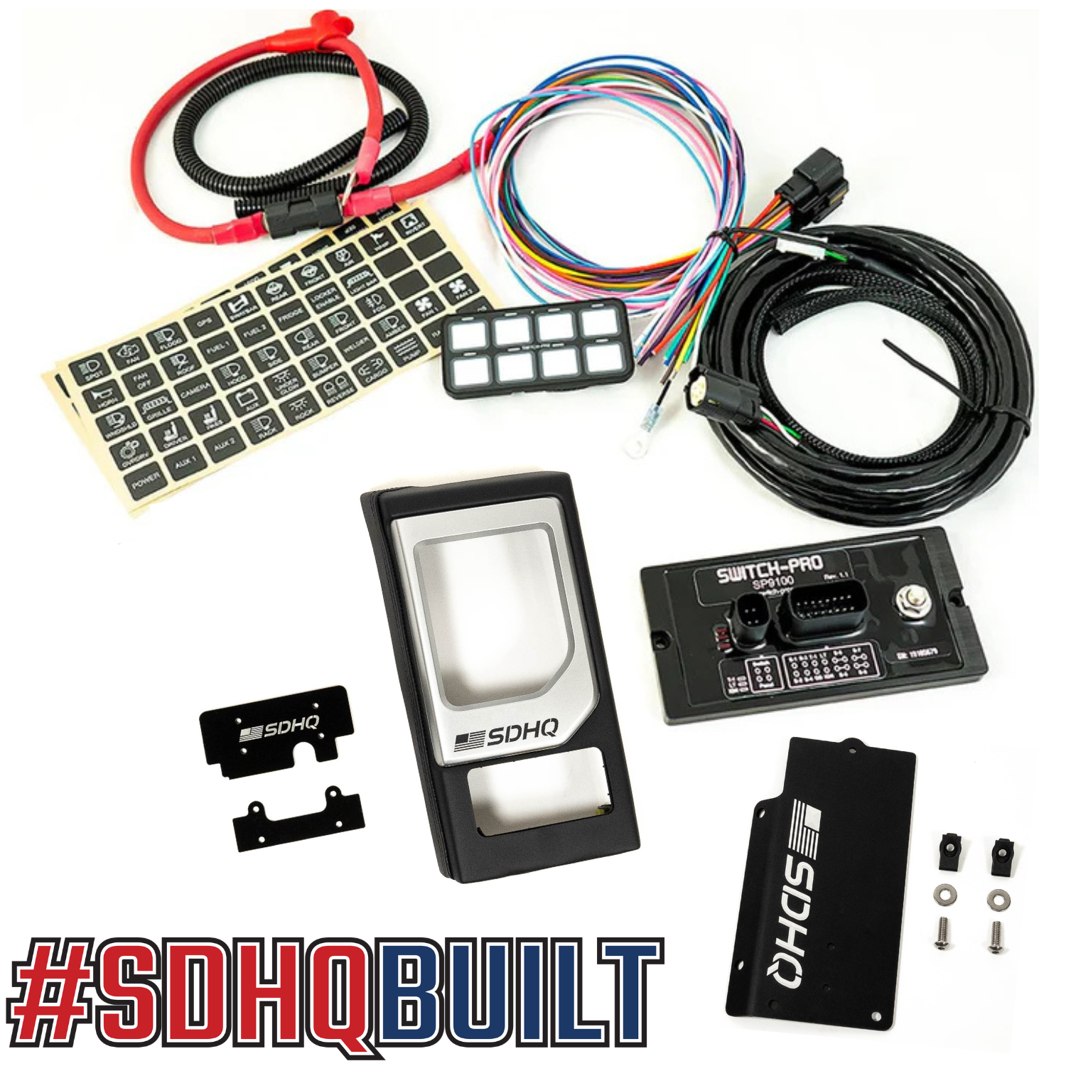 '14-21 Toyota Tundra SDHQ Built Complete Switch Pros SP-9100 Mounting Kit