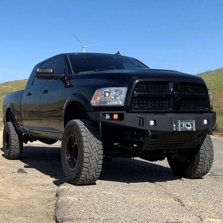 2010-2018 RAM 2500/3500 OCTANE SERIES FRONT WINCH BUMPER Front View