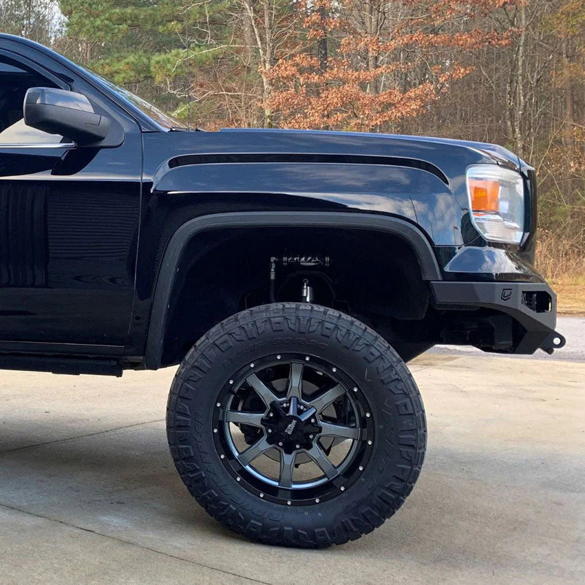 2014-2015 GMC SIERRA 1500 OCTANE FRONT WINCH BUMPER Front View
