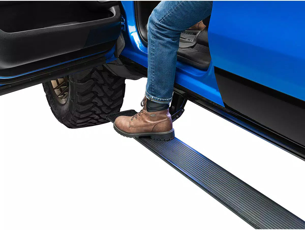 AMP Research 22-23 Toyota Tundra PowerStep Plug N Play Front View