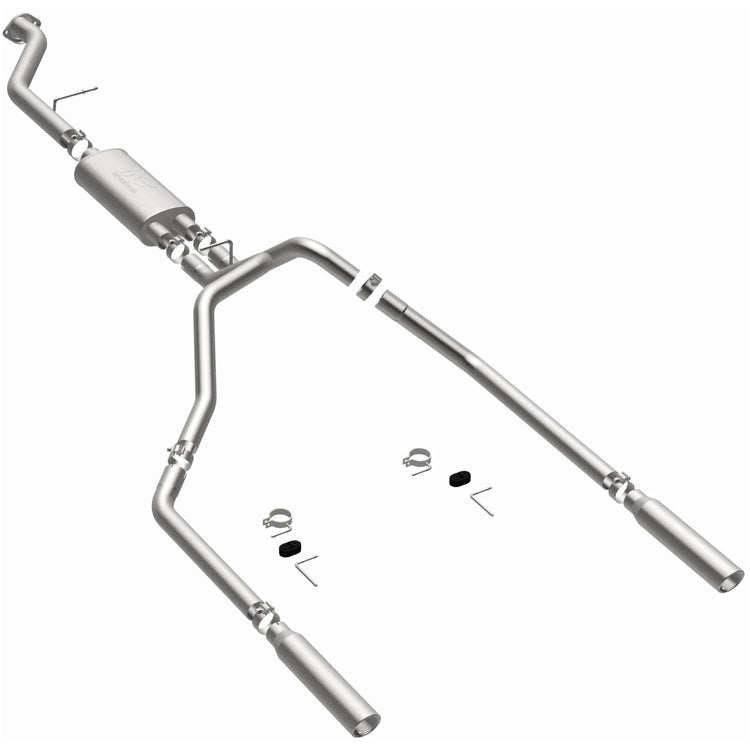 MagnaFlow Street Series Cat-Back Performance Exhaust System 15753 Front View