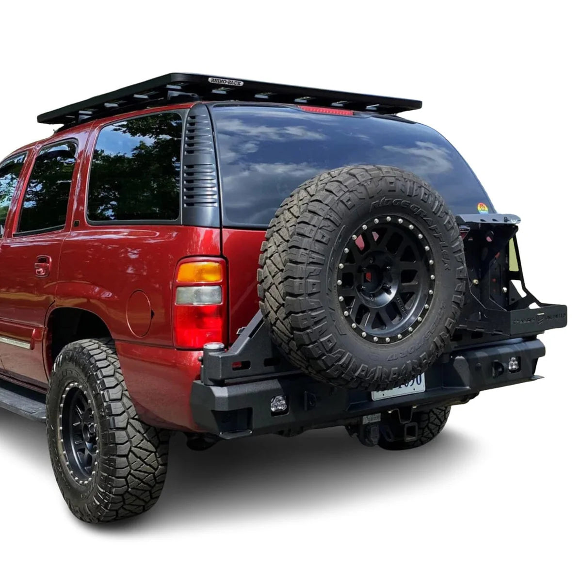 2000-2006 CHEVY/GM SUV OCTANE DUAL SWING OUT REAR BUMPER Front View