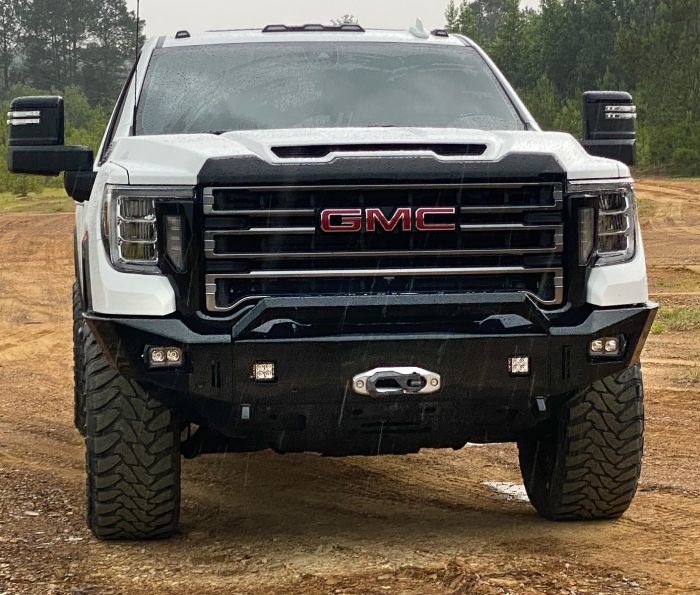 2020-2023 GMC SIERRA 2500/3500 OCTANE WINCH BUMPER Front View