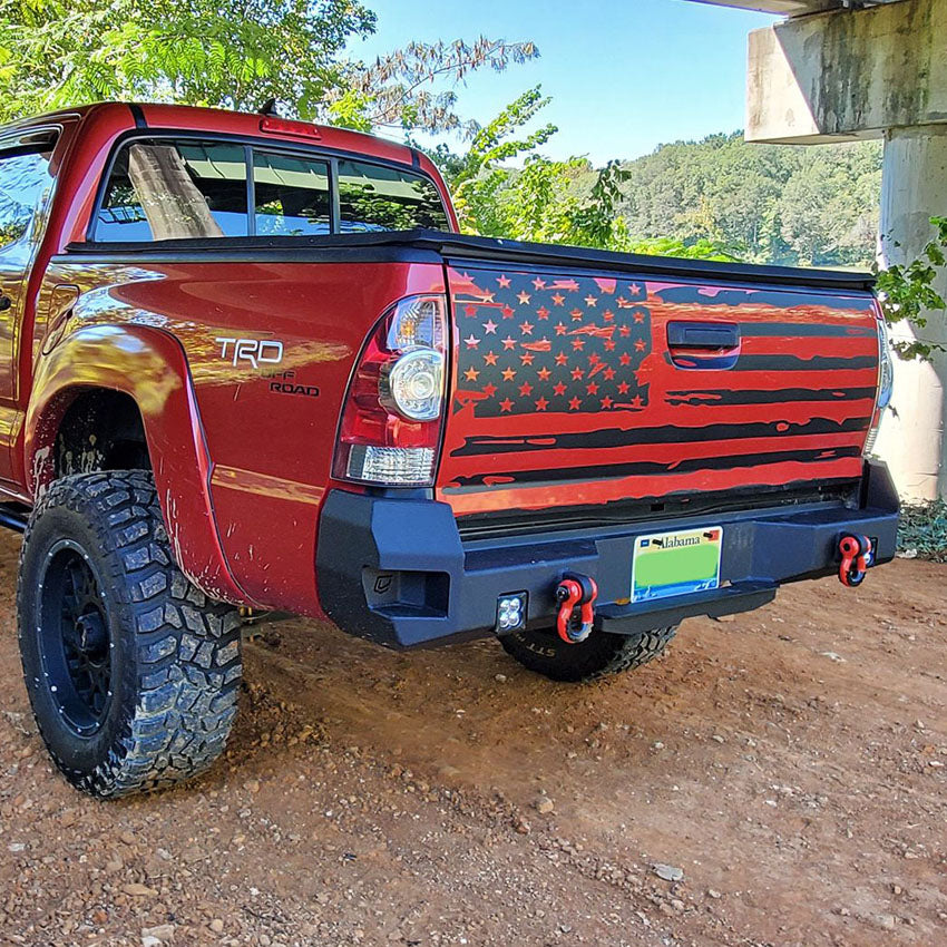 2005-2015 TOYOTA TACOMA OCTANE REAR BUMPER Front View