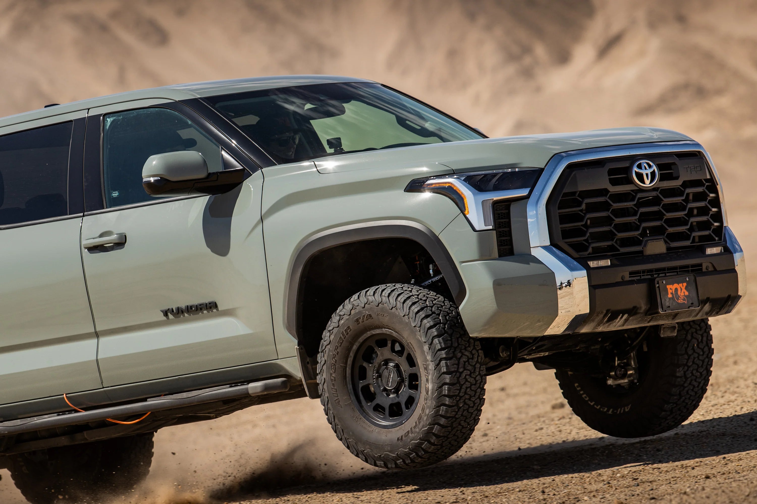 '22-24 TOYOTA TUNDRA FOX 3.0 FACTORY RACE RR COILOVERS & REAR SHOCKS (0-1" LIFT) Display on Vehicle
