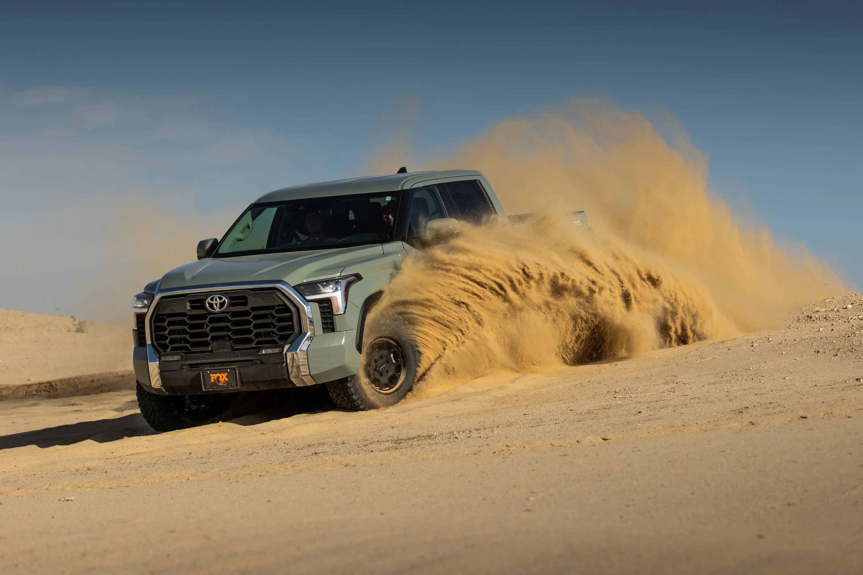 '22-24 TOYOTA TUNDRA FOX 3.0 FACTORY RACE RR COILOVERS & REAR SHOCKS (0-1" LIFT) Display on Vehicle