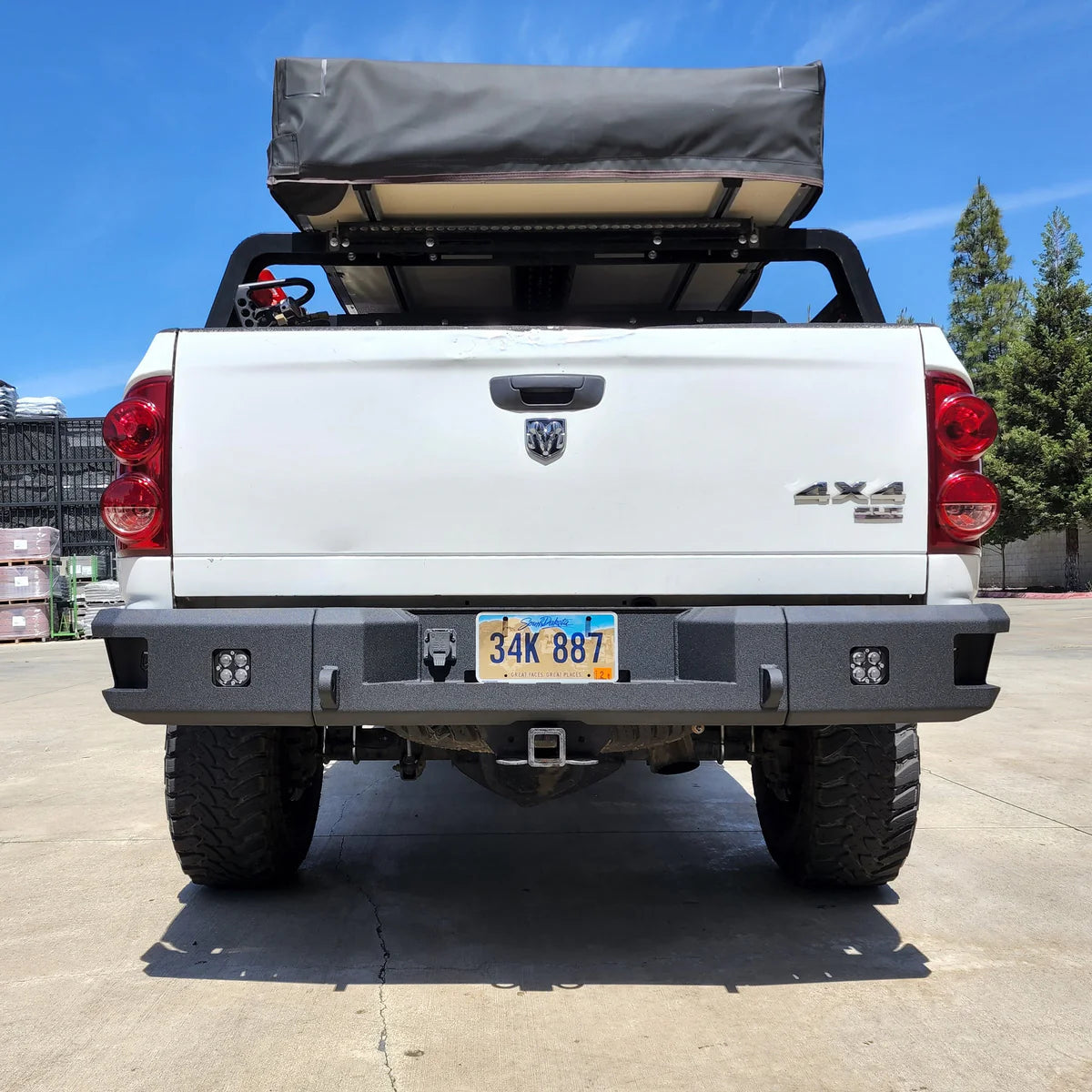 2003-2009 RAM 1500/2500/3500 ATTITUDE SERIES REAR BUMPER Front View