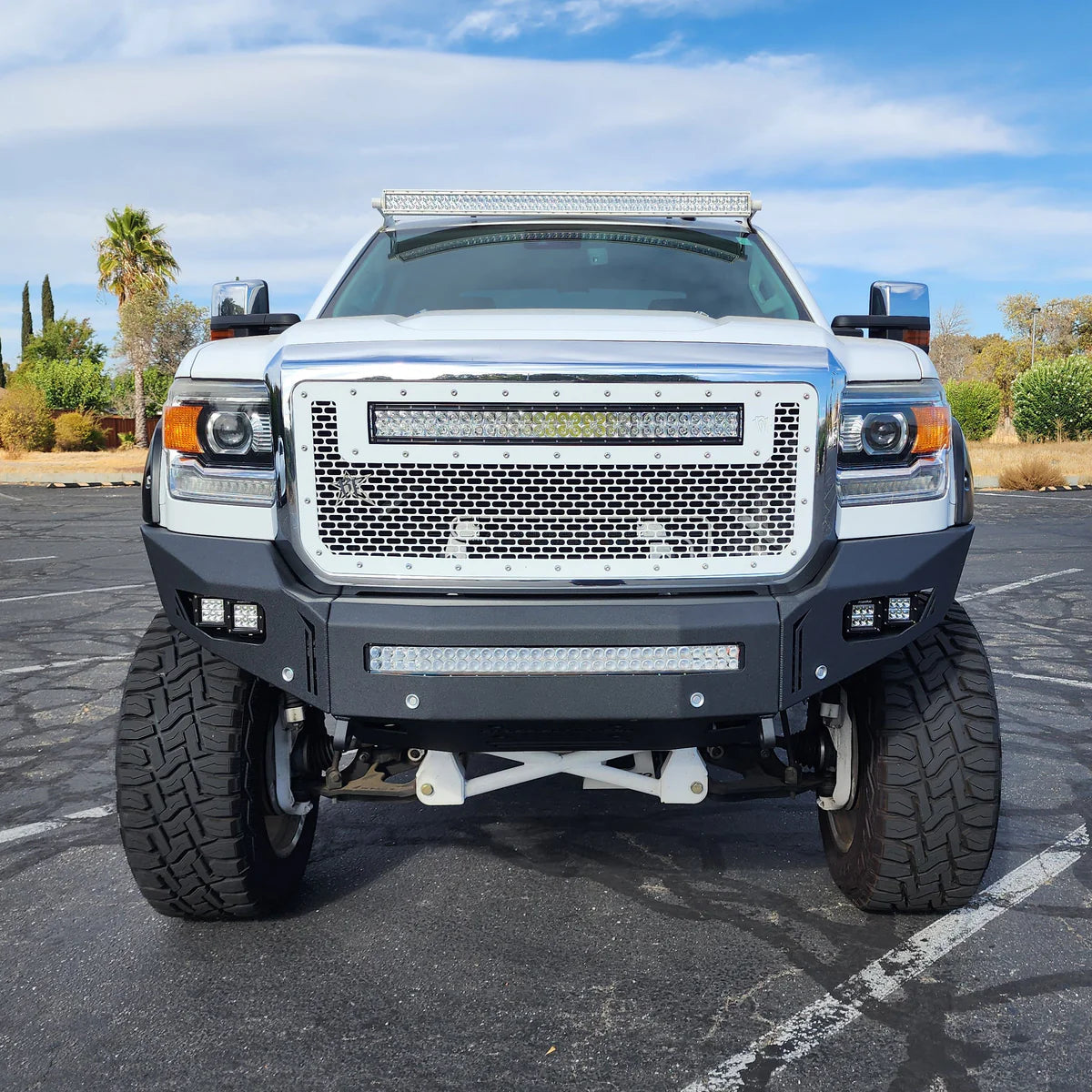 2015-2019 GMC 2500HD/3500HD OCTANE SERIES FRONT BUMPER Front View