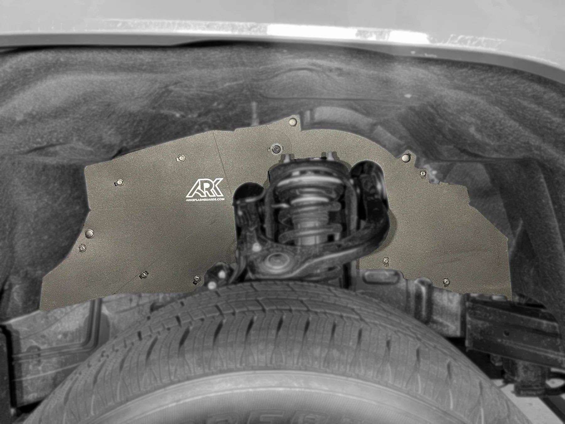 2024+ Toyota Tacoma TriXpoly Splash Guards Front View