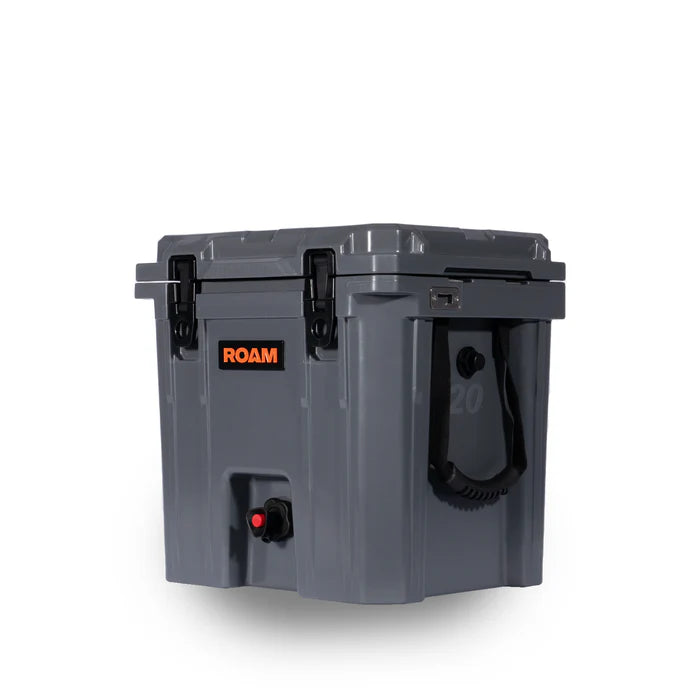 20QT Rugged Drink Tank Side View Grey