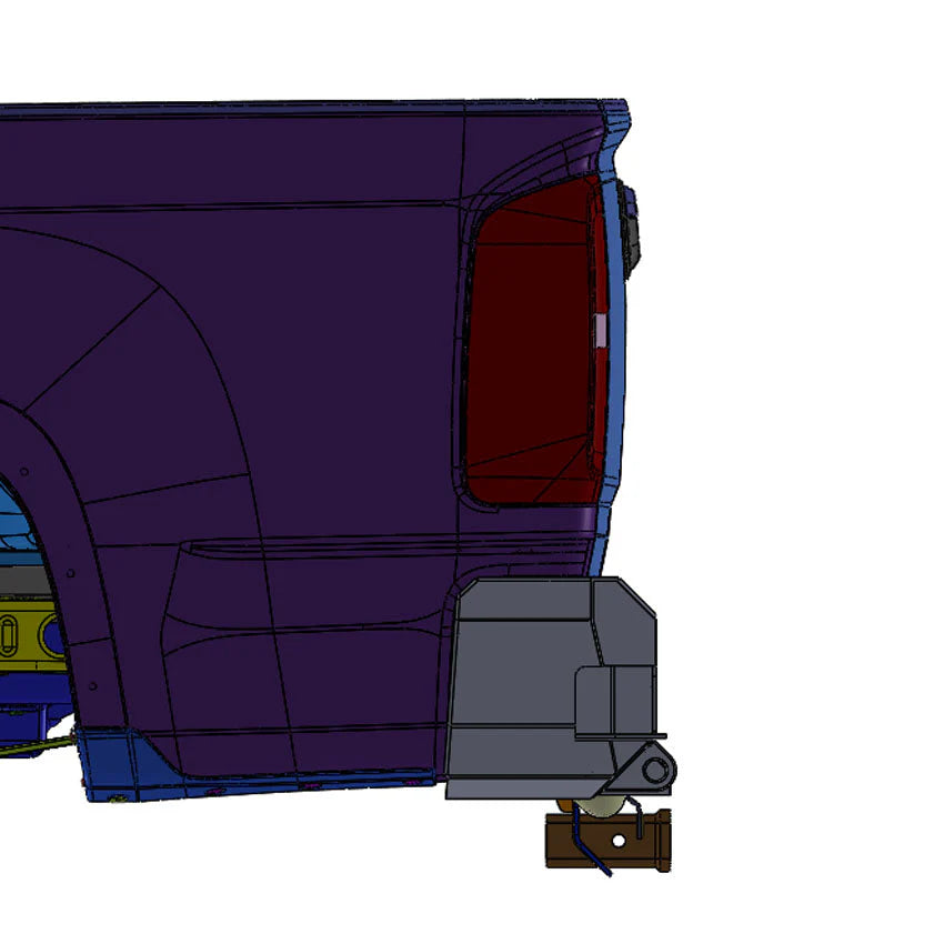 2015-2020 CHEVY COLORADO / ZR2 / GMC CANYON OCTANE REAR BUMPER Front View