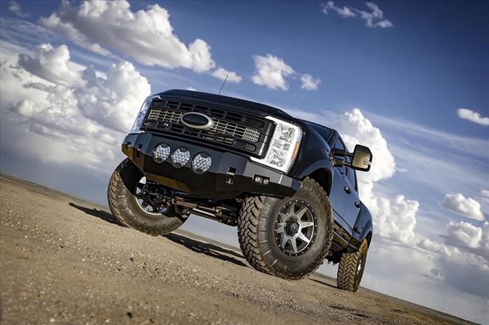 ICON 2023-2025 Ford F-250/F-350 Super Duty 4WD, Gas, 4.5" Lift, Stage 4 Suspension System w/ Radius Arms