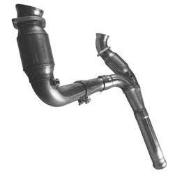1-3/4" Header and GREEN Connection Kit. 2009-2013 GM 1500 Series 4.8L/5.3L. Front View