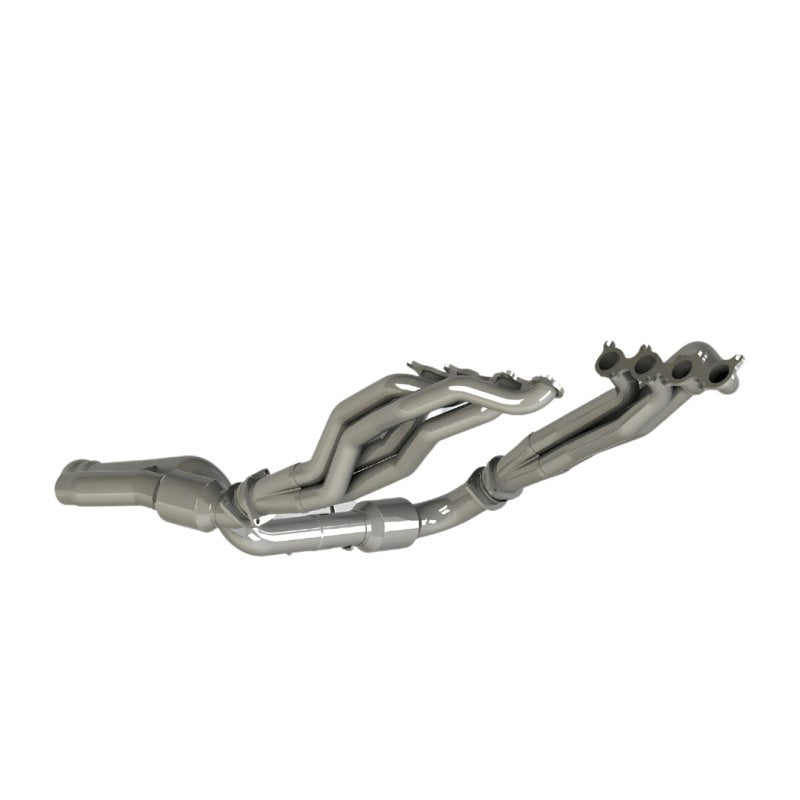 2022+ Raptor R 2" Headers 5.2L 4V w/ H/O Green Catted Connections Front View