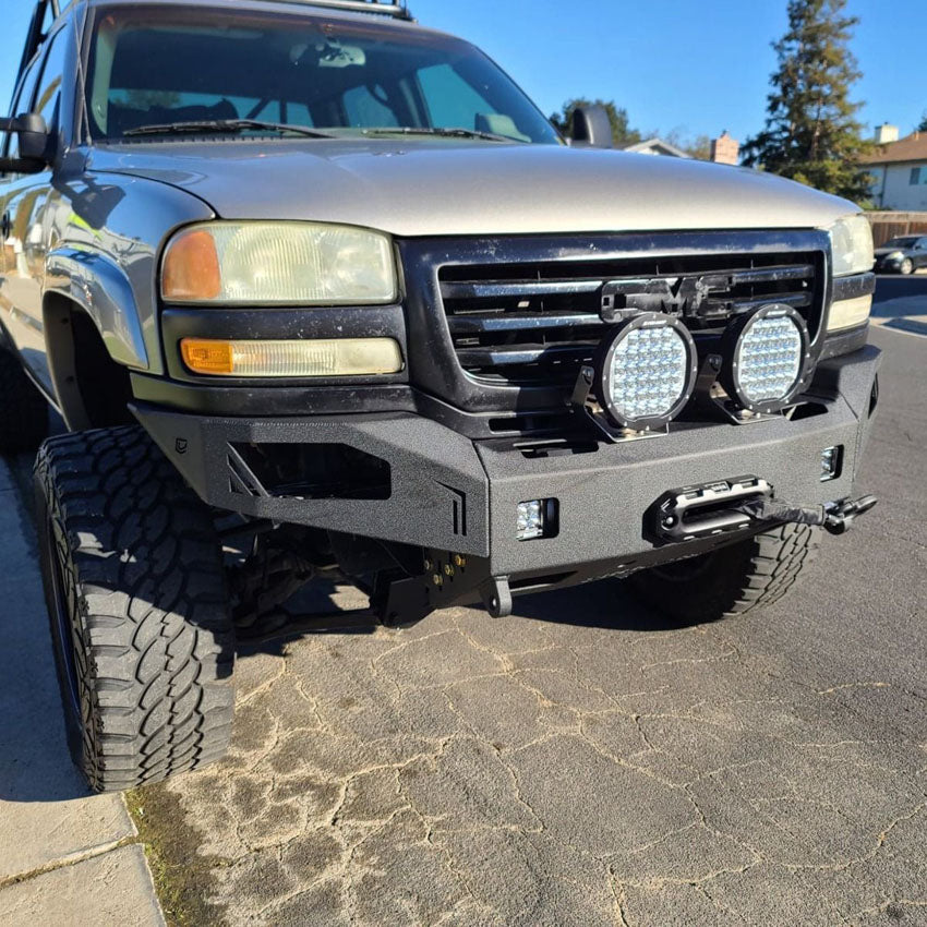 2003-2006 GMC SIERRA 2500/3500 OCTANE FRONT WINCH BUMPER Front View
