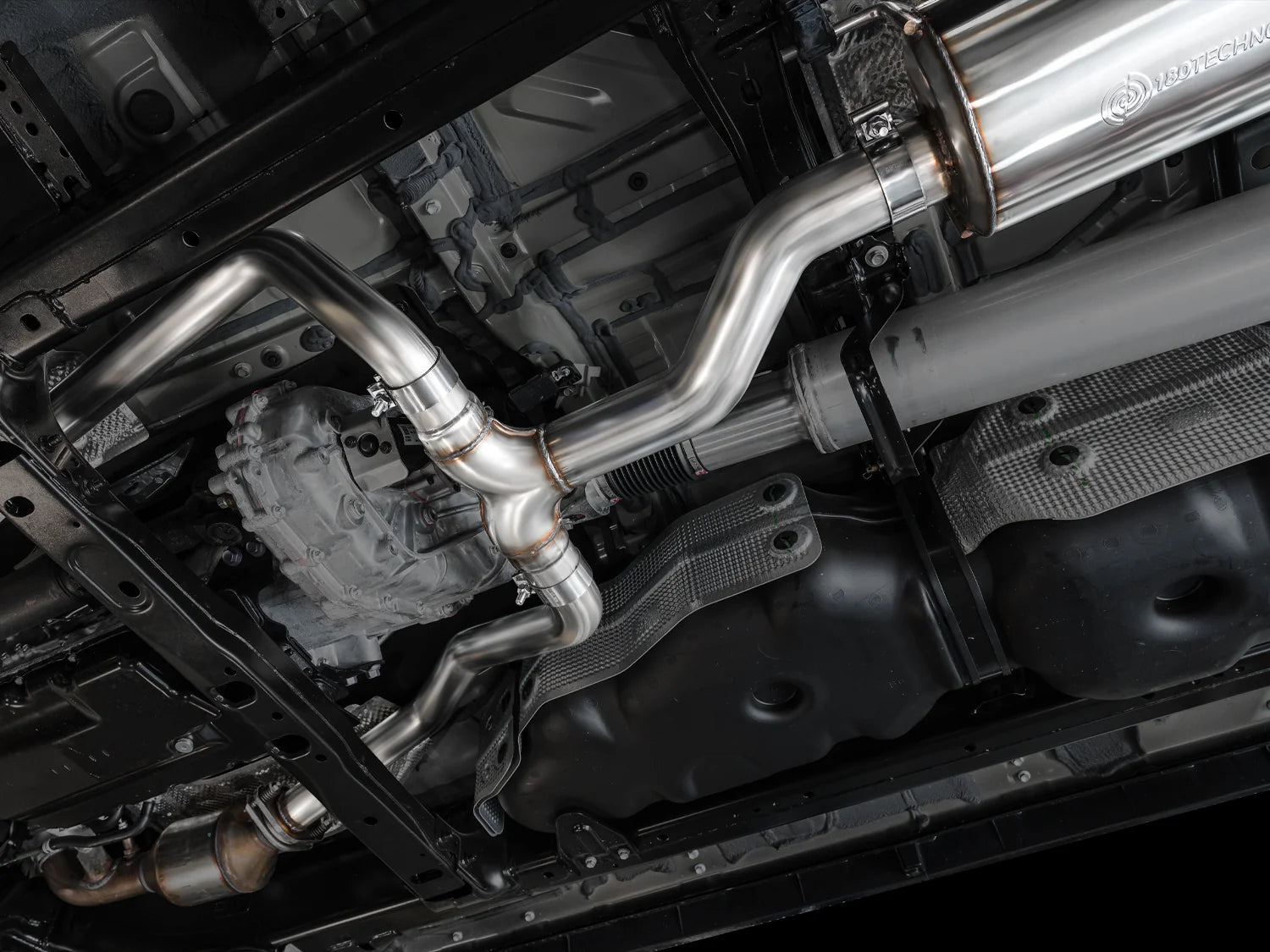 AWE 0FG Exhaust for '22+ Toyota Tundra Front View