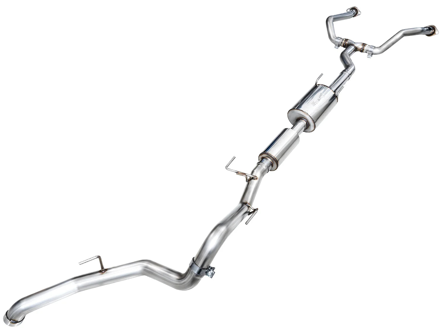 AWE 0FG Exhaust for '22+ Toyota Tundra Front View