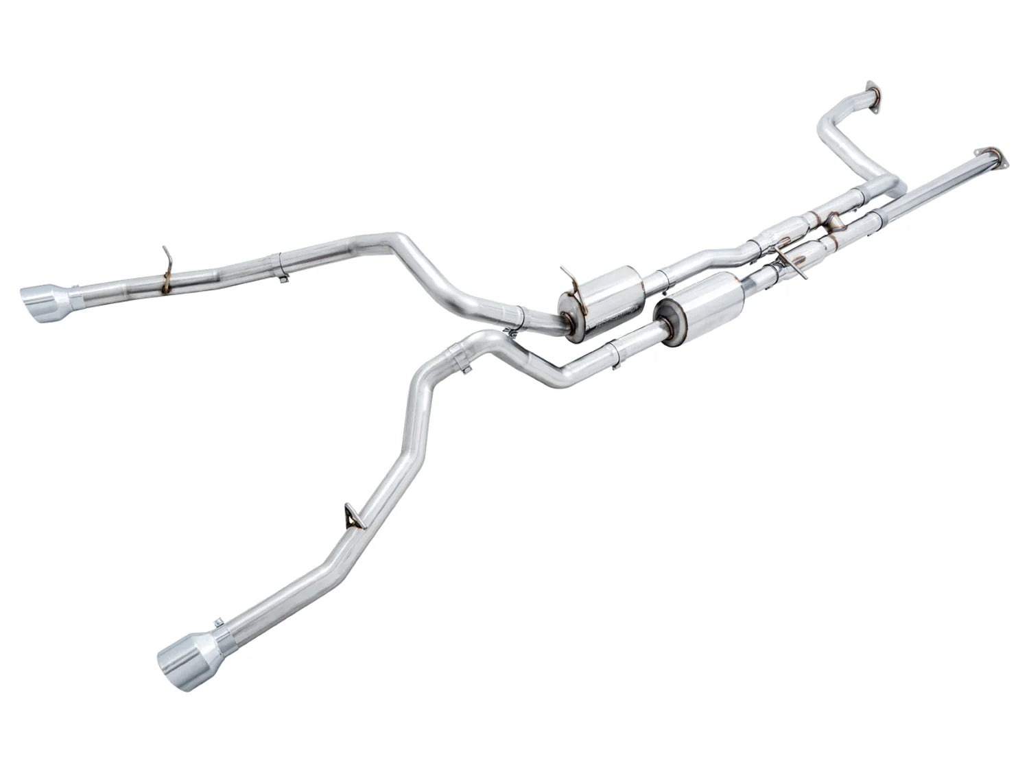 AWE 0FG Exhaust Suite for the RAM 1500 TRX Front View