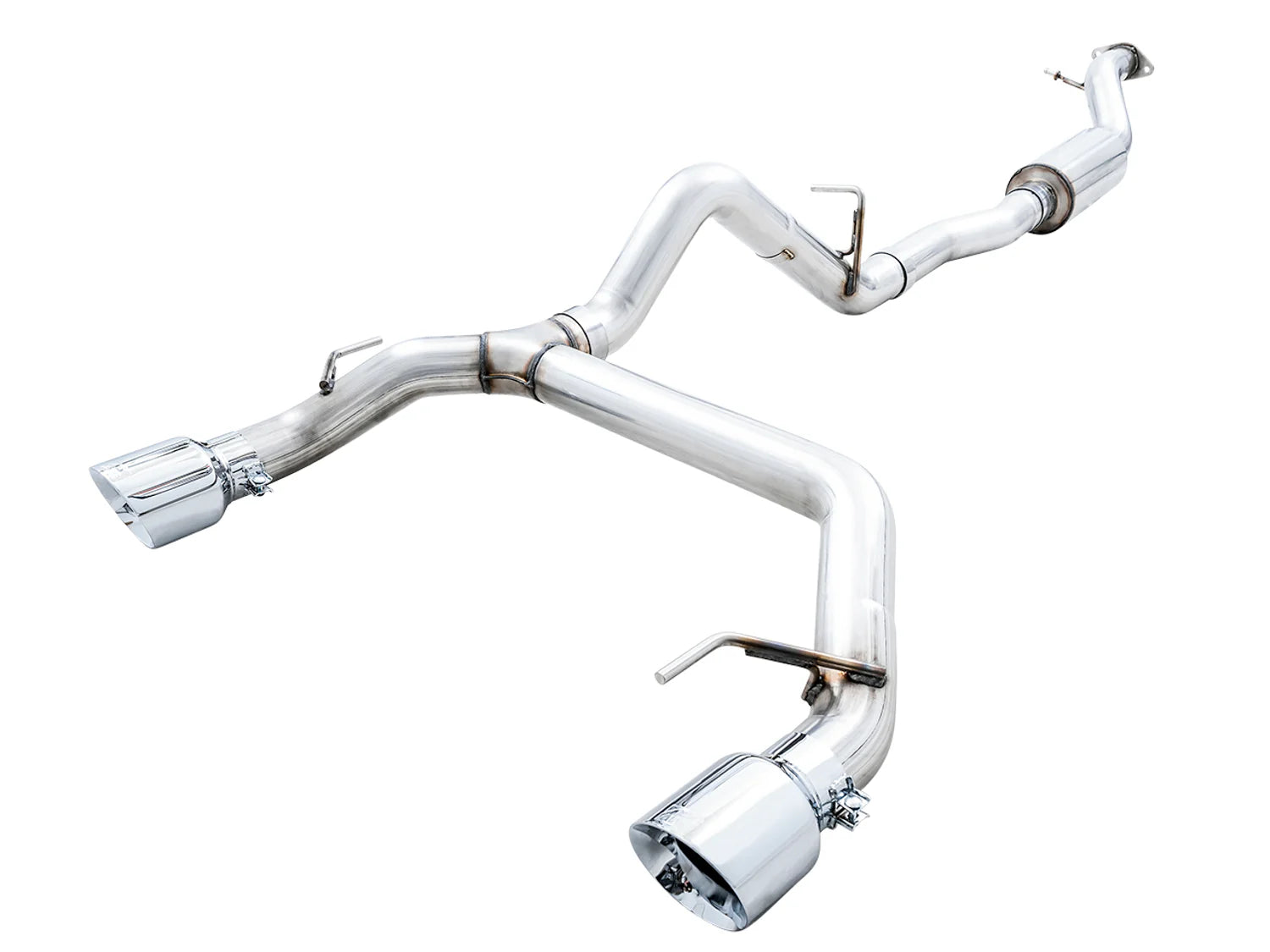 AWE 0FG Catback Exhaust Suite for the Ford Bronco 2.3T / 2.7TT Front View