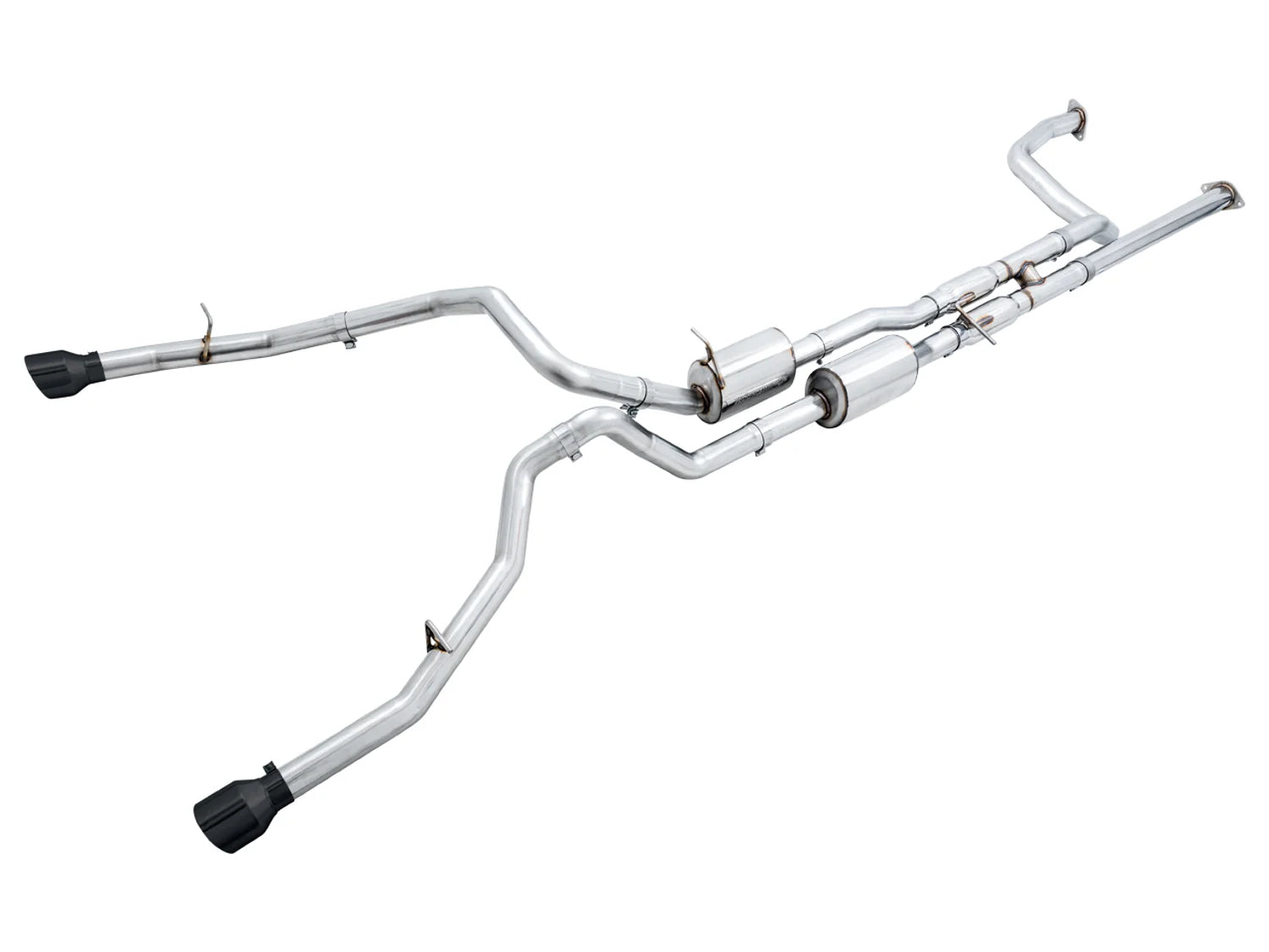 AWE 0FG Exhaust Suite for the RAM 1500 TRX Front View