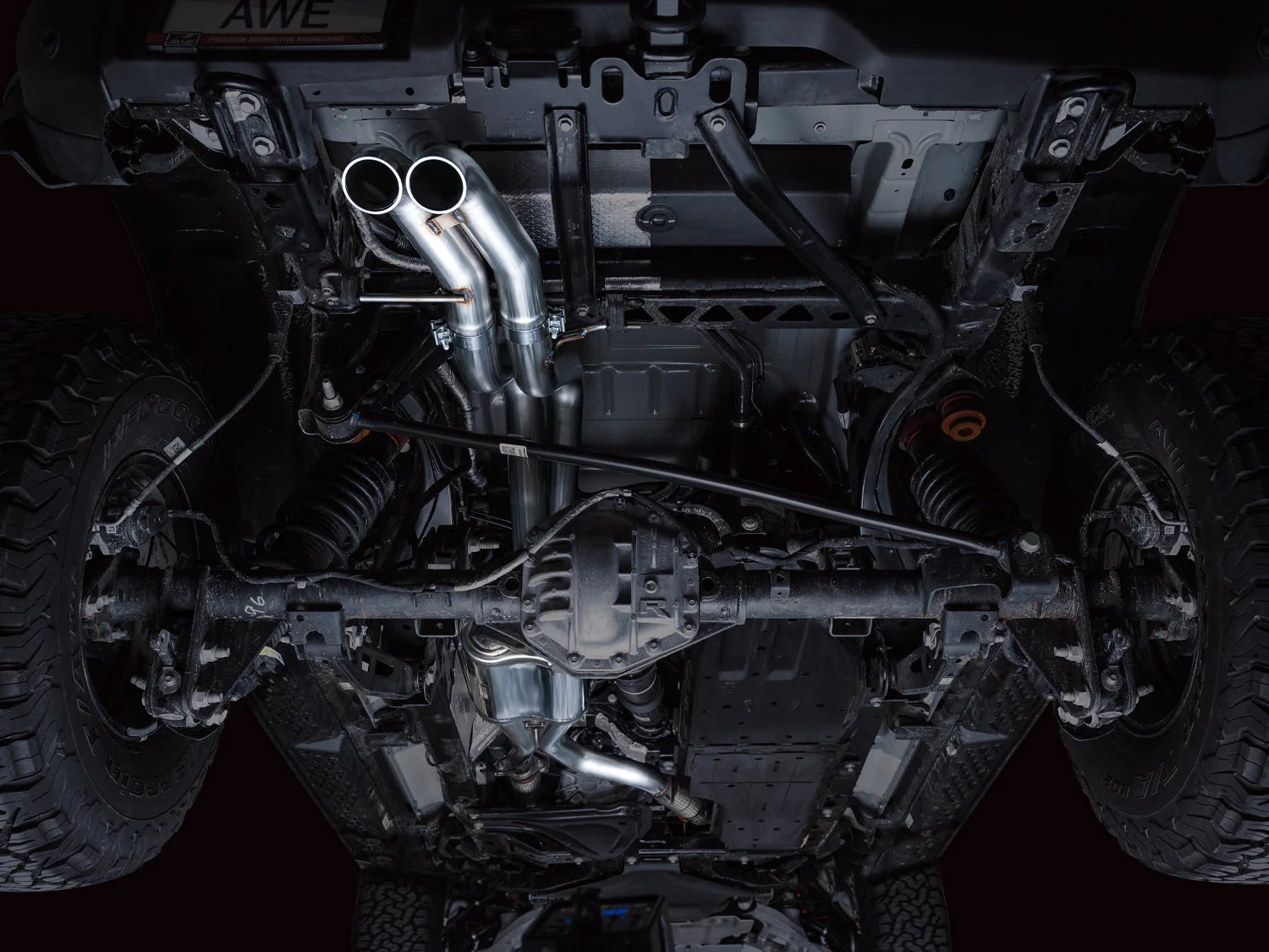 SWITCHPATH EXHAUST FOR THE 22-24 FORD BRONCO RAPTOR Display on Vehicle