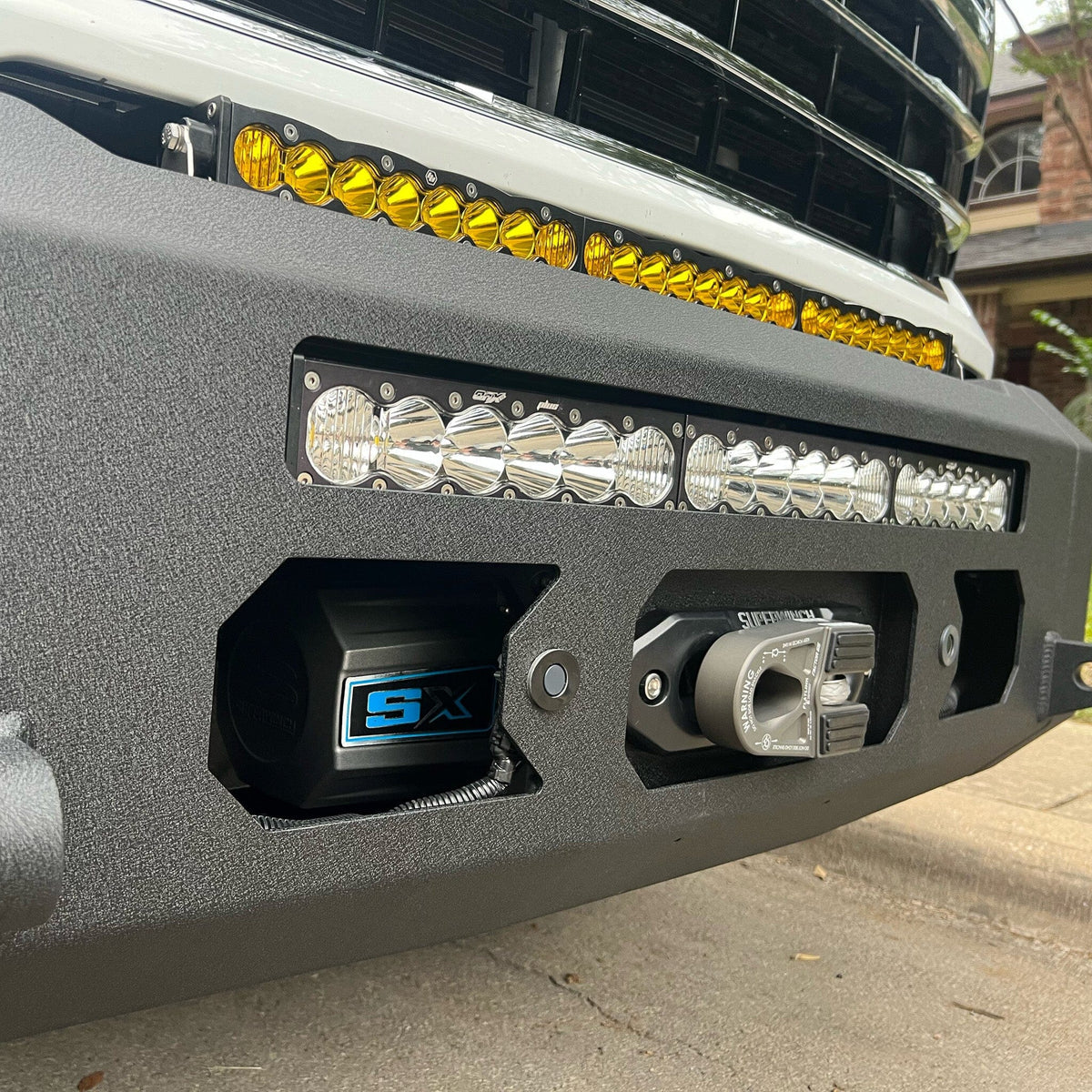 2024+ CHEVY SILVERADO 2500/3500 ATTITUDE FRONT WINCH BUMPER Front View