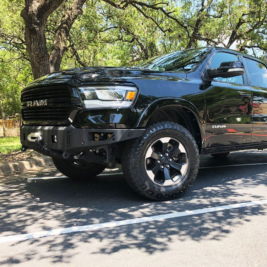 2019-2022 RAM 1500 OCTANE SERIES FRONT WINCH BUMPER Front View
