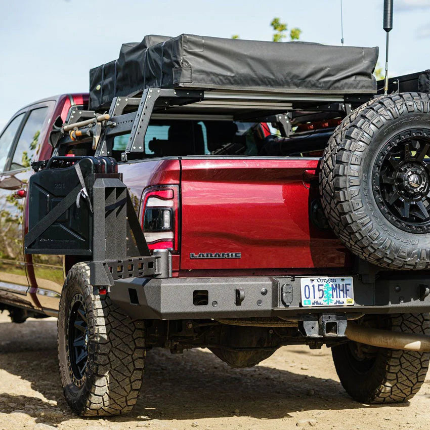 2010-2025 RAM 2500/3500 HIGH CLEARANCE DUAL SWING OUT REAR BUMPER Front View