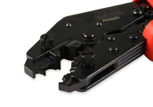 Pro Crimp Tool, Ratchet Action Top View Black