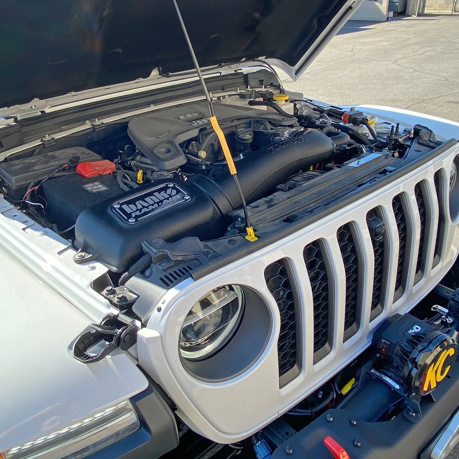 2018-2025 Jeep Wrangler JL 3.6L, and 2020-2025 Gladiator 3.6L Banks Ram-Air® Big-Ass Oiled or Dry Filter, Cold Air Intake System
