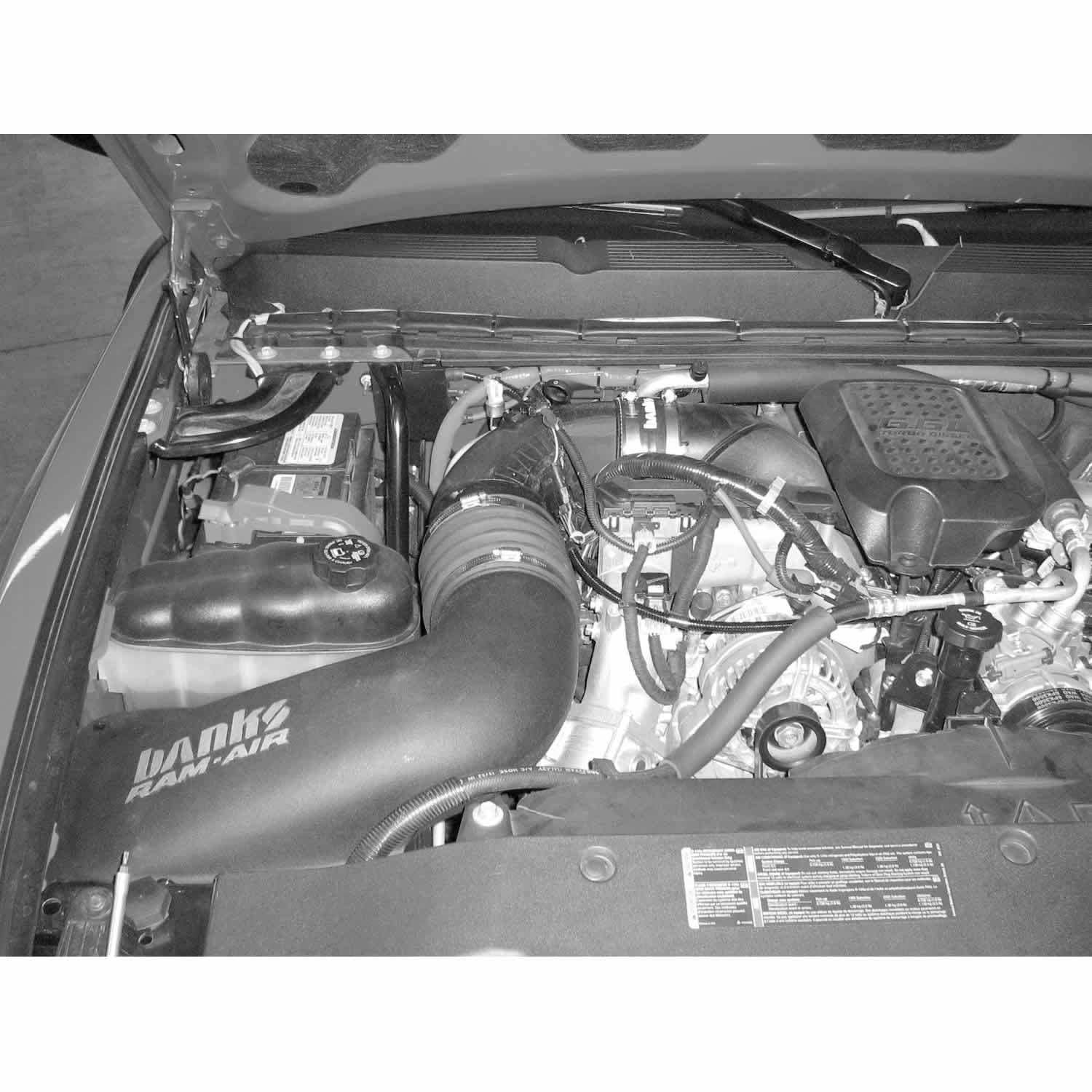 2007-2010 Chevy/GMC 2500/3500 6.6L Duramax, LMM Banks Ram-Air® Oiled or Dry Filter, Cold Air Intake System