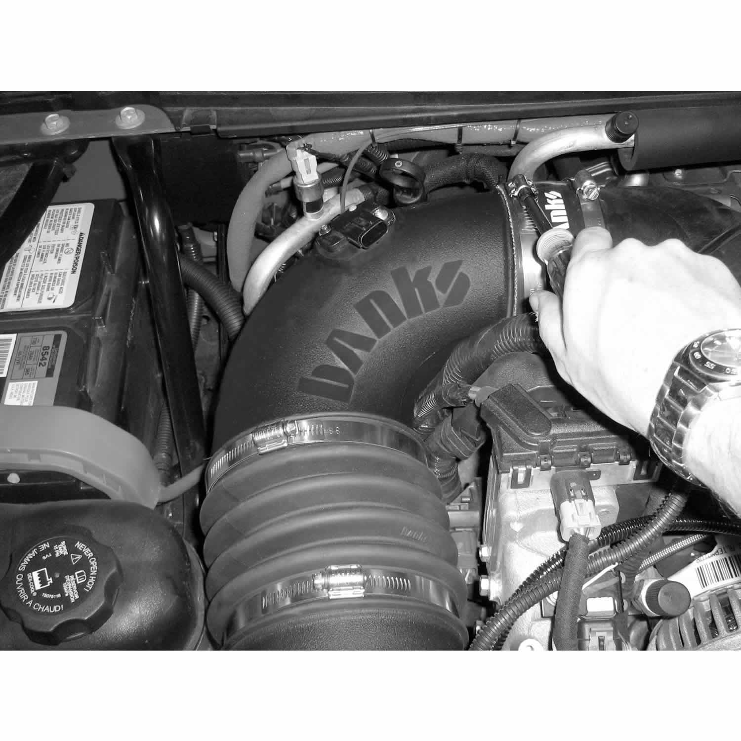 2007-2010 Chevy/GMC 2500/3500 6.6L Duramax, LMM Banks Ram-Air® Oiled or Dry Filter, Cold Air Intake System
