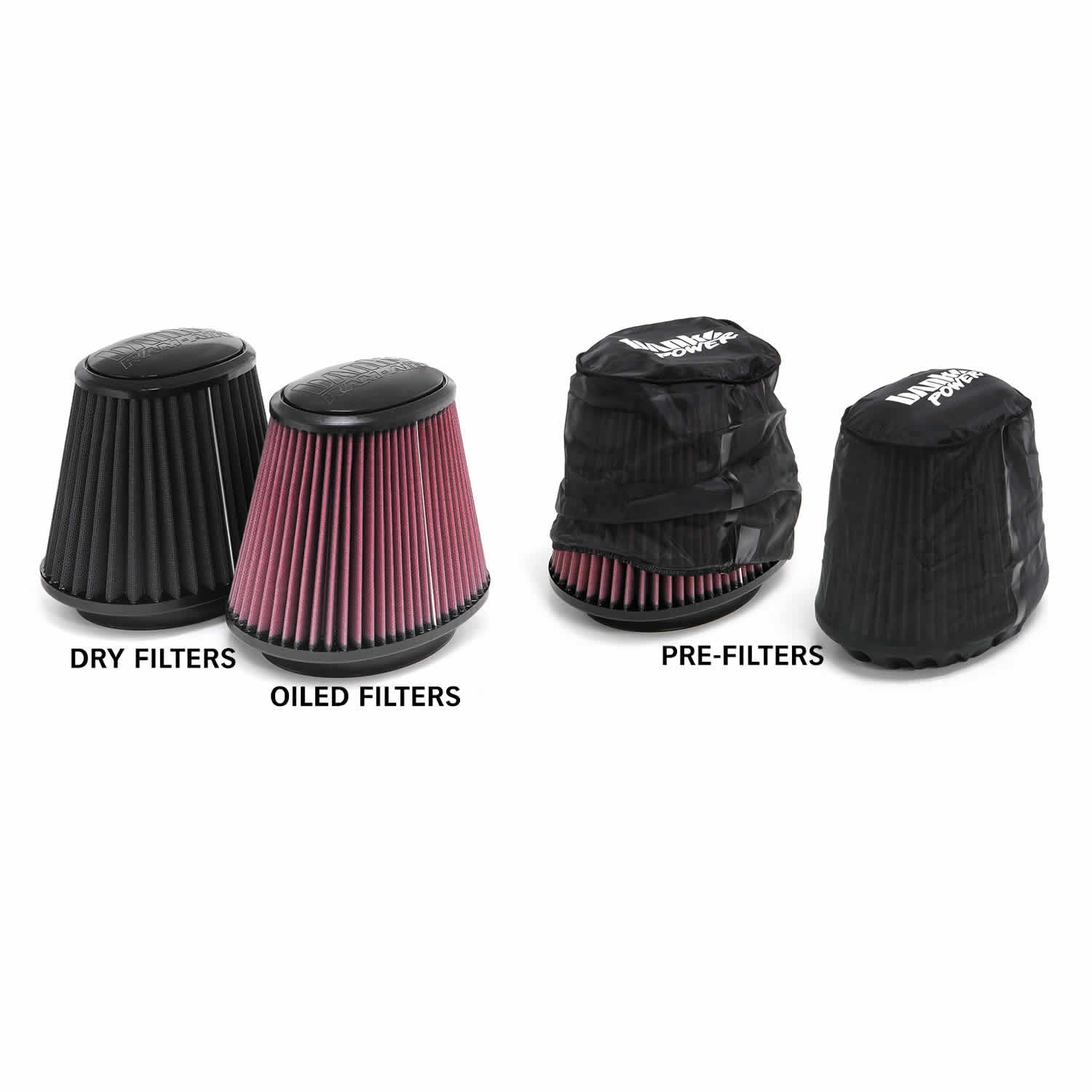 2011-2016 Ford F250/F350/F450/F550 6.7L Power Stroke Banks Ram-Air® Oiled or Dry Filter, Cold Air Intake System