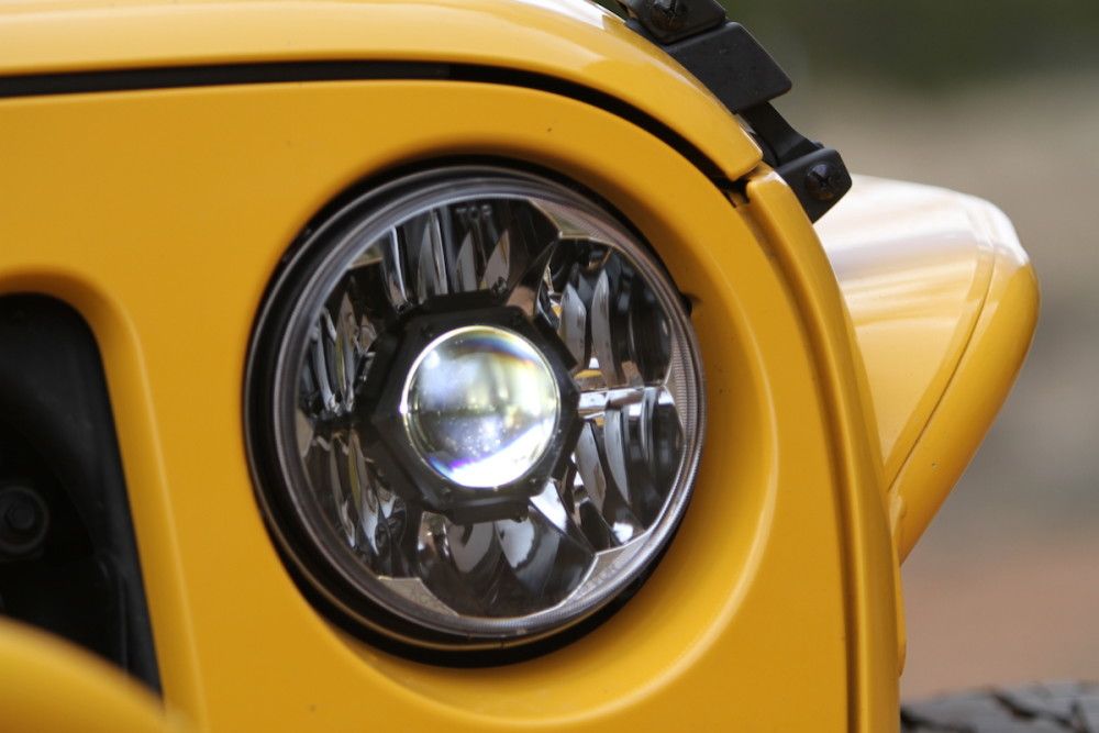 KC HiLites 7" Gravity® LED Pro DOT Headlight | Driving Beam | Pair | 07-18 Jeep JK
