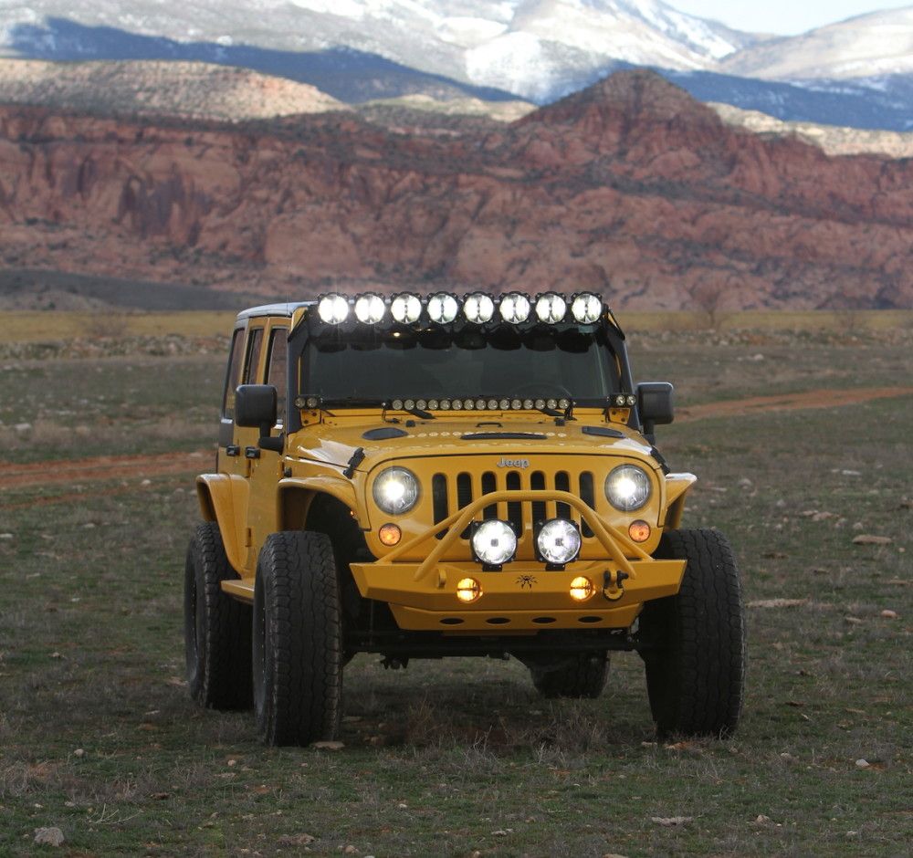 KC HiLites 7" Gravity® LED Pro DOT Headlight | Driving Beam | Pair | 07-18 Jeep JK